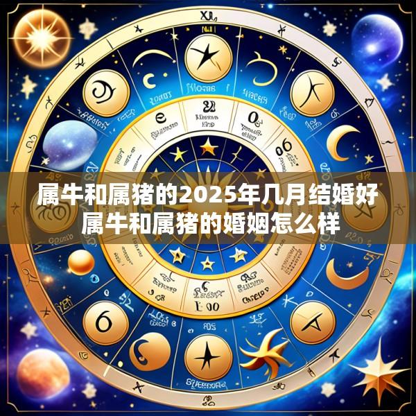 属牛和属猪的2025年几月结婚好 属牛和属猪的婚姻怎么样