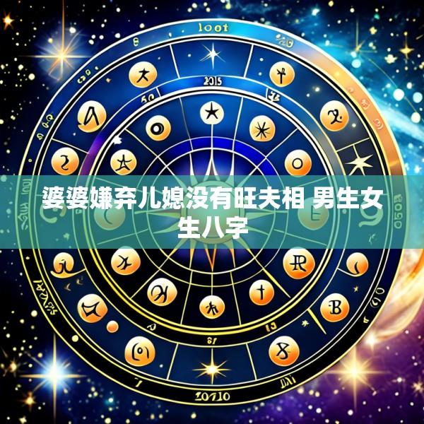 婆婆嫌弃儿媳没有旺夫相 男生女生八字