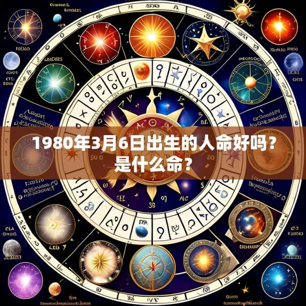 1980年3月6日出生的人命好吗？是什么命？
