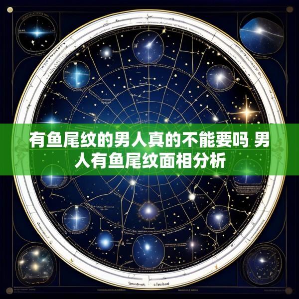 有鱼尾纹的男人真的不能要吗 男人有鱼尾纹面相分析
