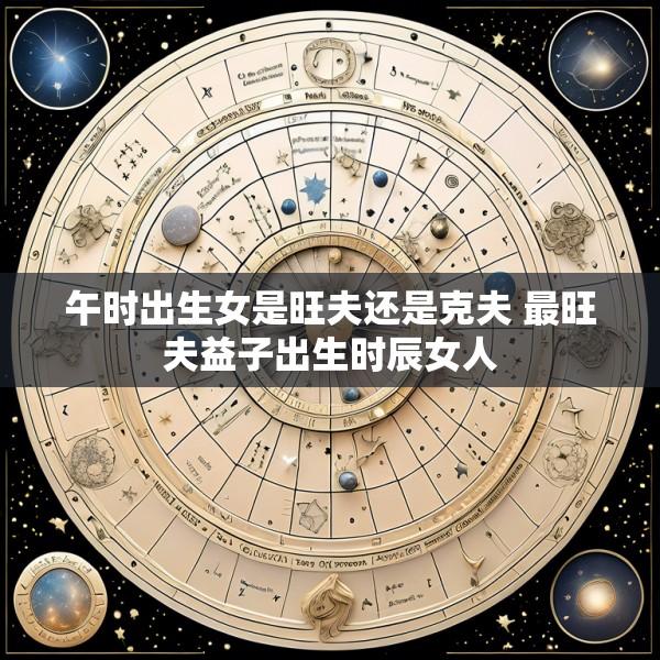 午时出生女是旺夫还是克夫 最旺夫益子出生时辰女人
