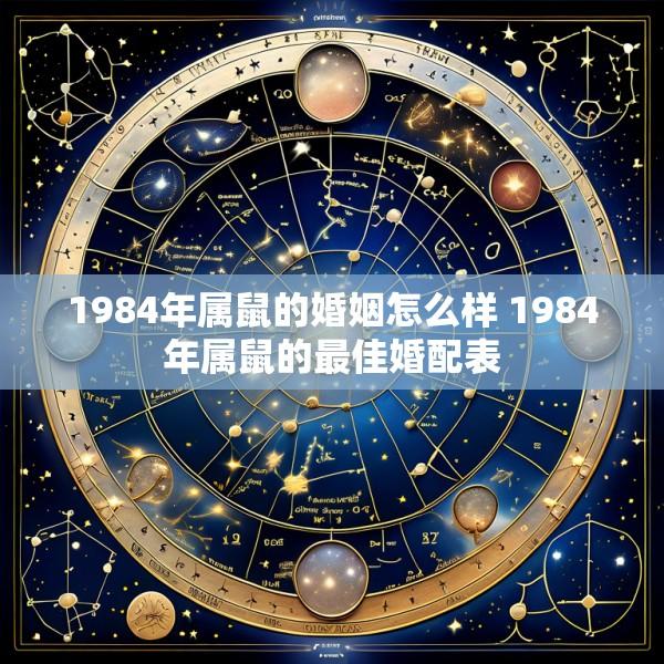 1984年属鼠的婚姻怎么样 1984年属鼠的最佳婚配表