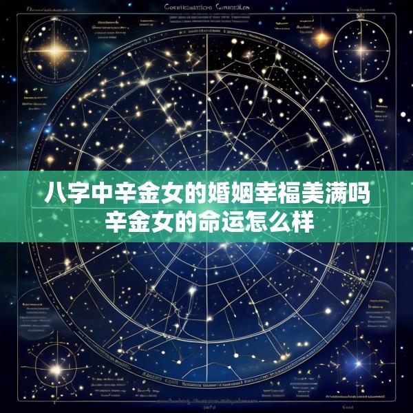 八字中辛金女的婚姻幸福美满吗 辛金女的命运怎么样