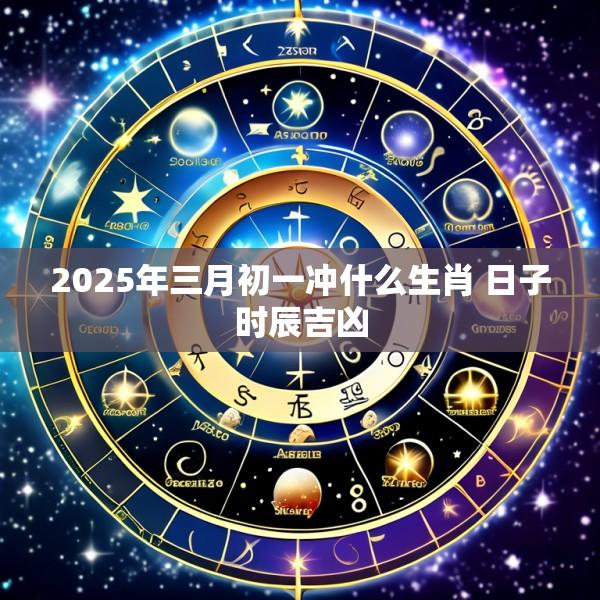 2025年三月初一冲什么生肖 日子时辰吉凶