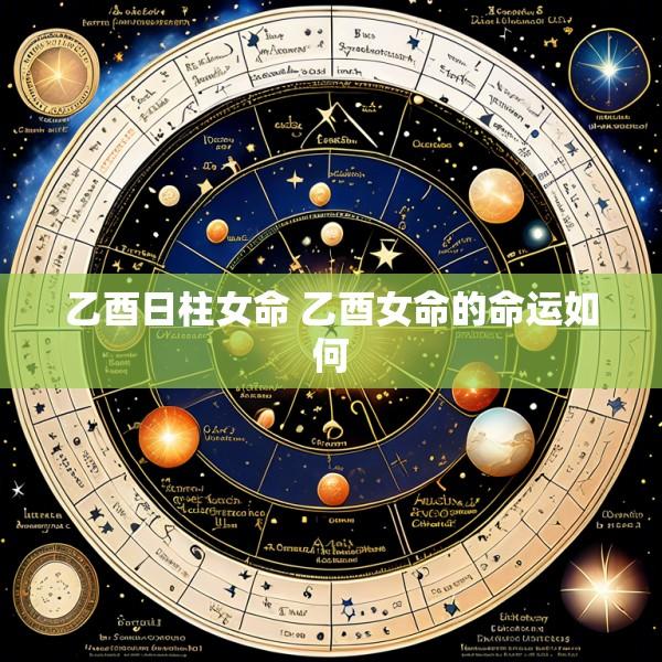 乙酉日柱女命 乙酉女命的命运如何