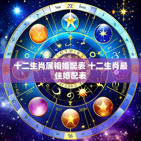 十二生肖属相婚配表 十二生肖最佳婚配表