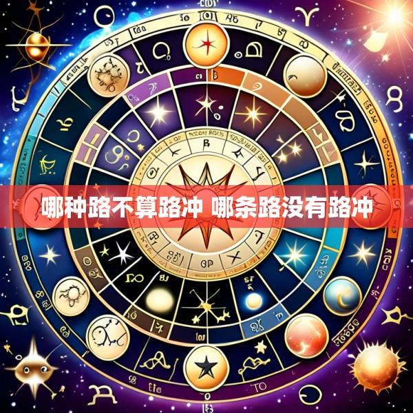 哪种路不算路冲 哪条路没有路冲