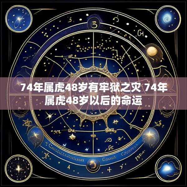 74年属虎48岁有牢狱之灾 74年属虎48岁以后的命运