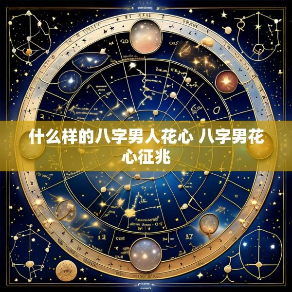 什么样的八字男人花心 八字男花心征兆
