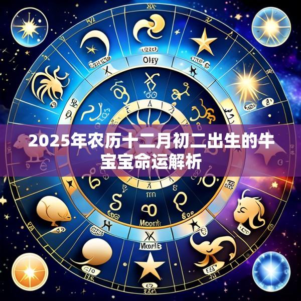 2025年农历十二月初二出生的牛宝宝命运解析