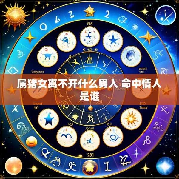 属猪女离不开什么男人 命中情人是谁