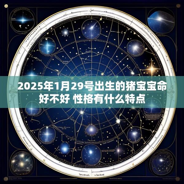 2025年1月29号出生的猪宝宝命好不好 性格有什么特点