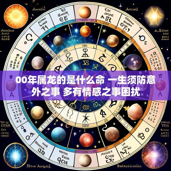 00年属龙的是什么命 一生须防意外之事 多有情感之事困扰