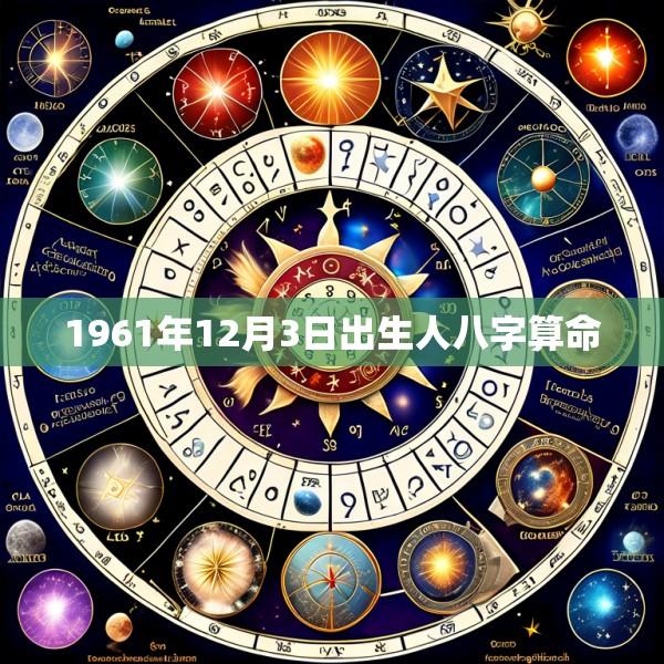 1961年12月3日出生人八字算命