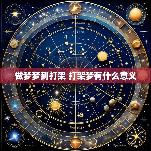做梦梦到打架 打架梦有什么意义