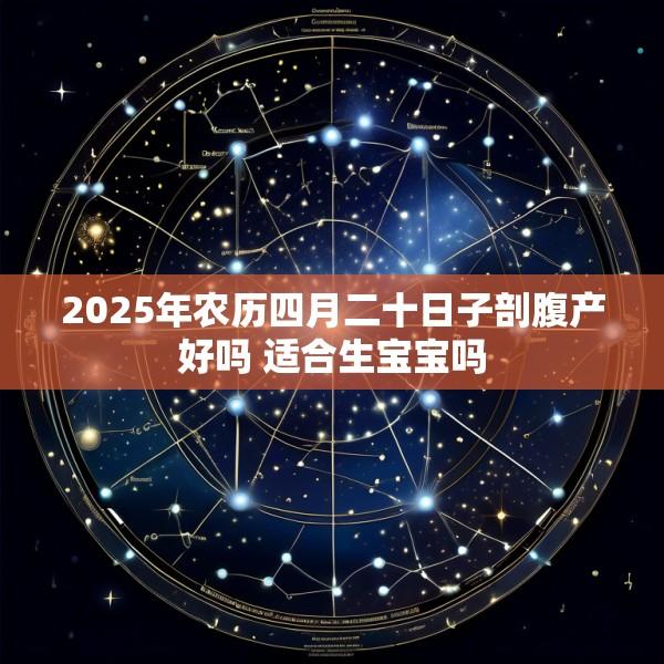 2025年农历四月二十日子剖腹产好吗 适合生宝宝吗