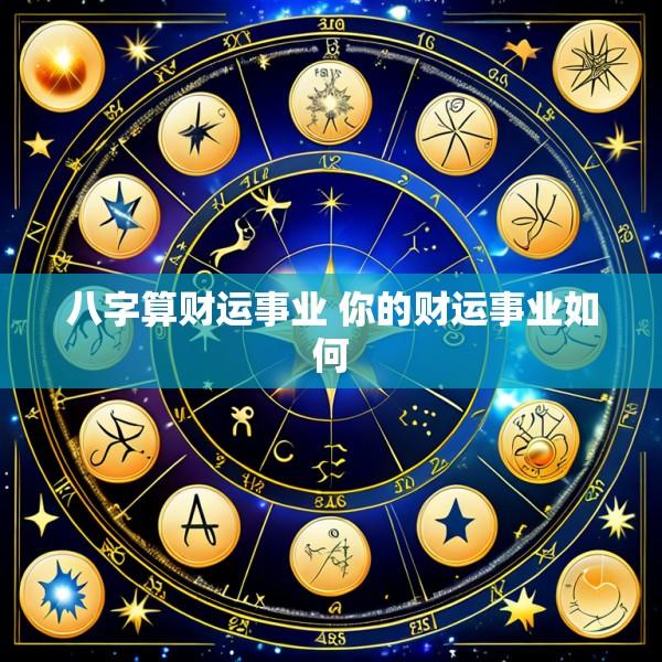 八字算财运事业 你的财运事业如何