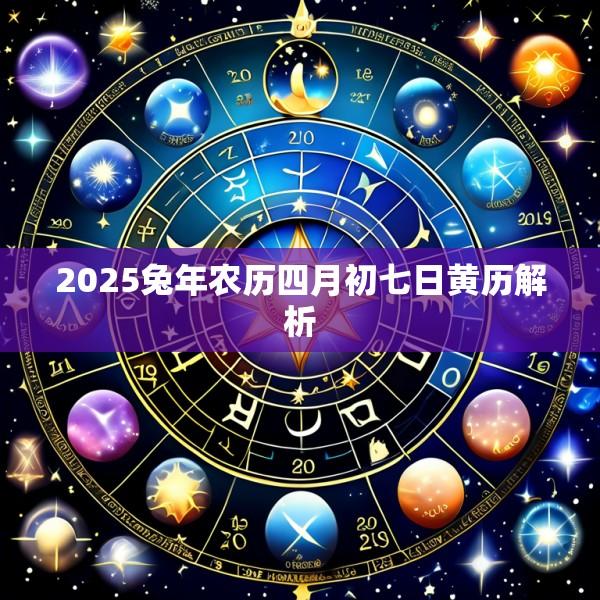 2025兔年农历四月初七日黄历解析