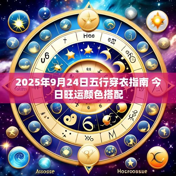 2025年9月24日五行穿衣指南 今日旺运颜色搭配