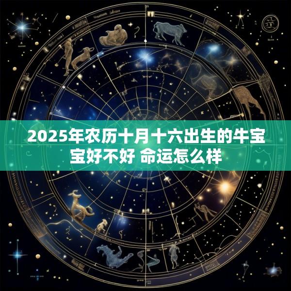 2025年农历十月十六出生的牛宝宝好不好 命运怎么样