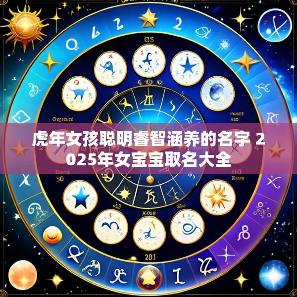 虎年女孩聪明睿智涵养的名字 2025年女宝宝取名大全