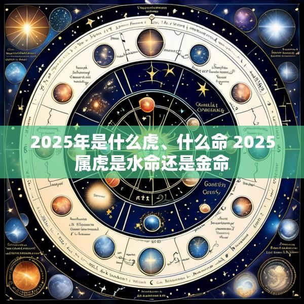2025年是什么虎、什么命 2025属虎是水命还是金命
