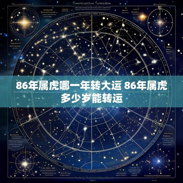 86年属虎哪一年转大运 86年属虎多少岁能转运
