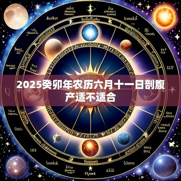 2025癸卯年农历六月十一日剖腹产适不适合