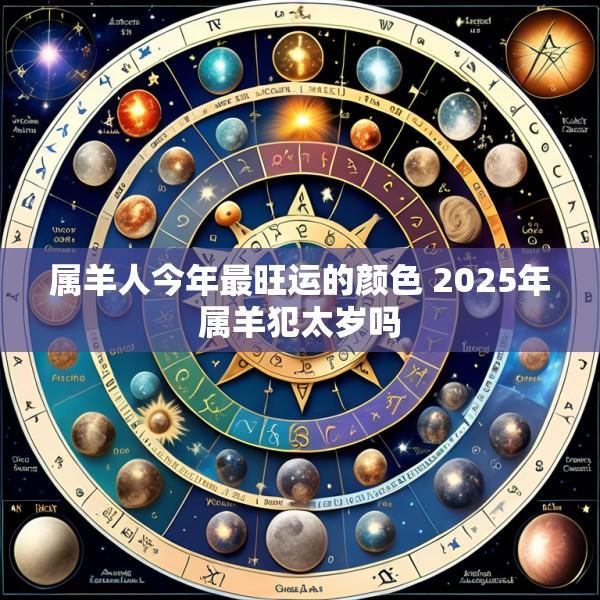 属羊人今年最旺运的颜色 2025年属羊犯太岁吗