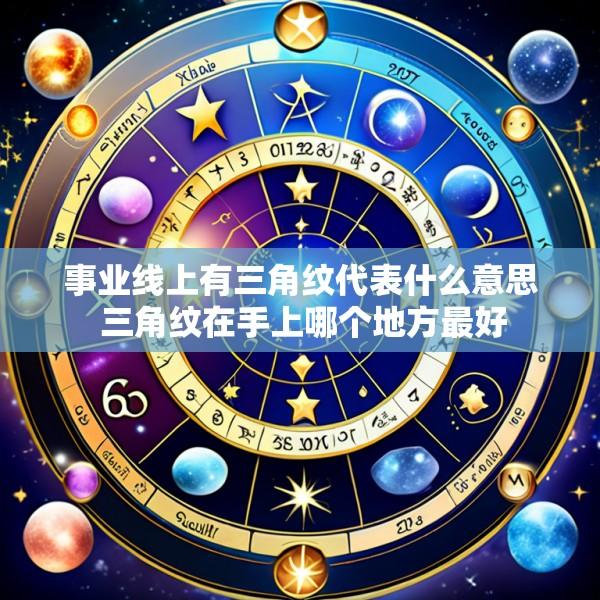 事业线上有三角纹代表什么意思 三角纹在手上哪个地方最好