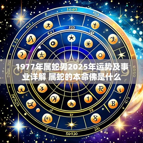 1977年属蛇男2025年运势及事业详解 属蛇的本命佛是什么