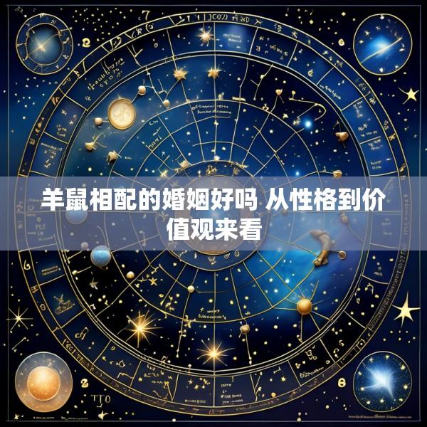 羊鼠相配的婚姻好吗 从性格到价值观来看