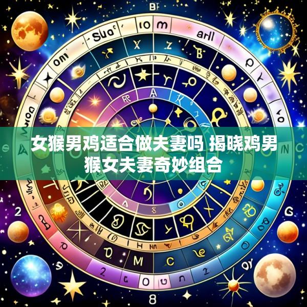 女猴男鸡适合做夫妻吗 揭晓鸡男猴女夫妻奇妙组合