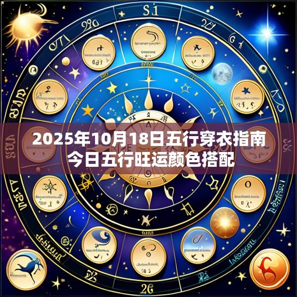 2025年10月18日五行穿衣指南 今日五行旺运颜色搭配