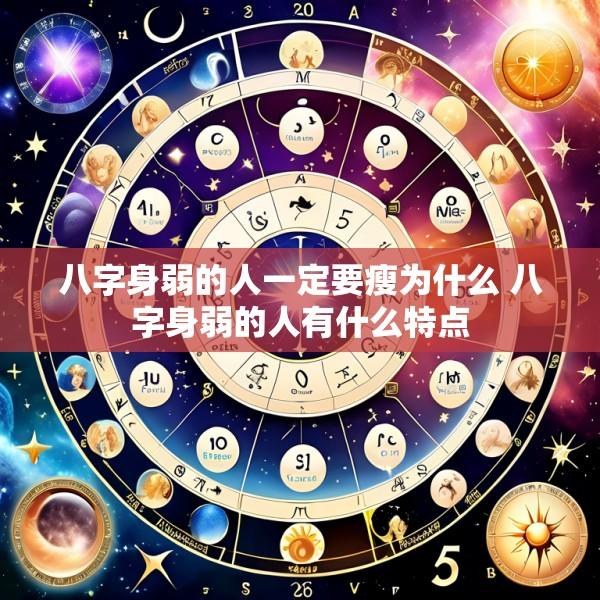 八字身弱的人一定要瘦为什么 八字身弱的人有什么特点