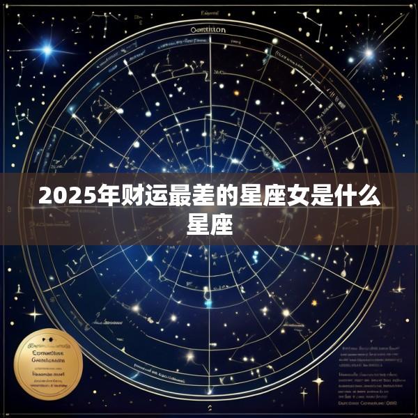 2025年财运最差的星座女是什么星座
