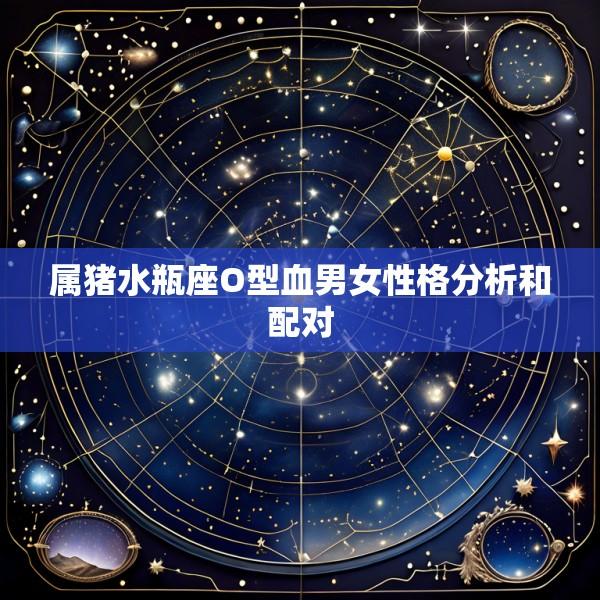 属猪水瓶座O型血男女性格分析和配对