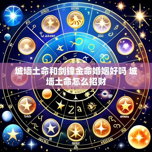 城墙土命和剑锋金命婚姻好吗 城墙土命怎么招财
