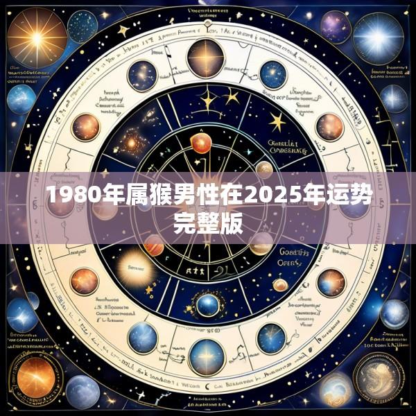 1980年属猴男性在2025年运势完整版
