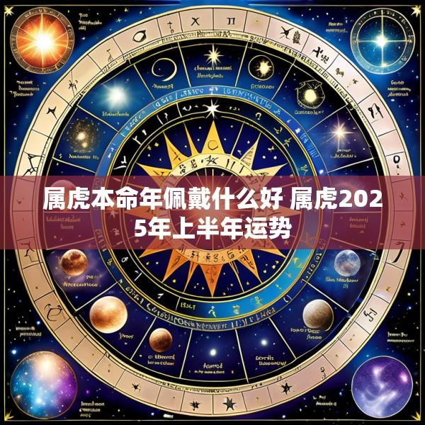 属虎本命年佩戴什么好 属虎2025年上半年运势