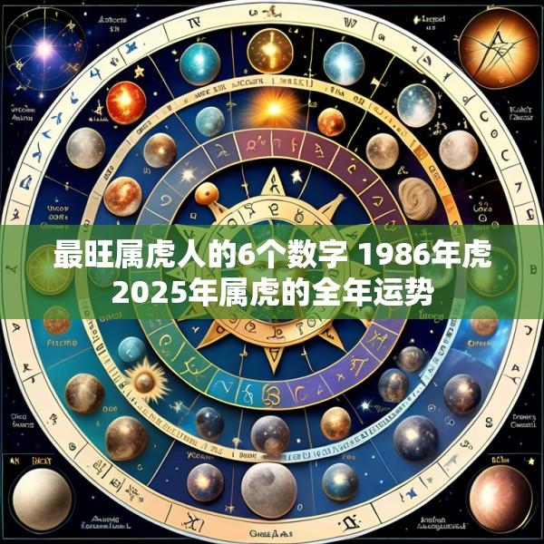 最旺属虎人的6个数字 1986年虎2025年属虎的全年运势