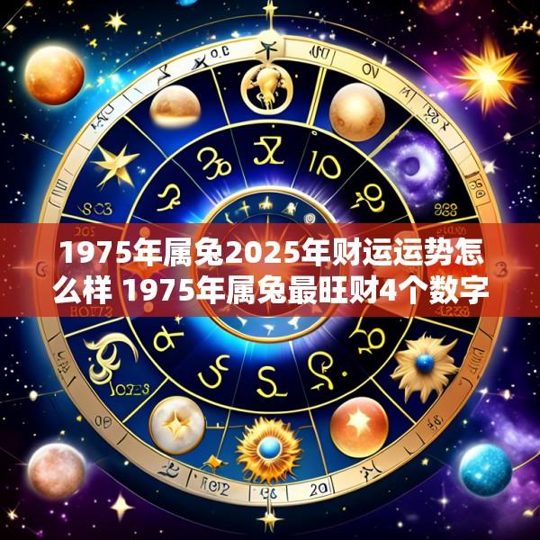 1975年属兔2025年财运运势怎么样 1975年属兔最旺财4个数字