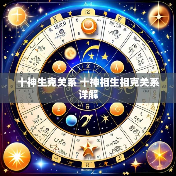 十神生克关系 十神相生相克关系详解