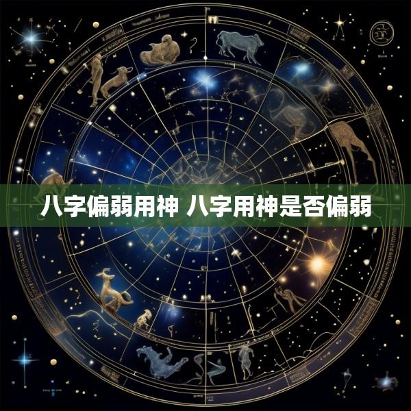 八字偏弱用神 八字用神是否偏弱