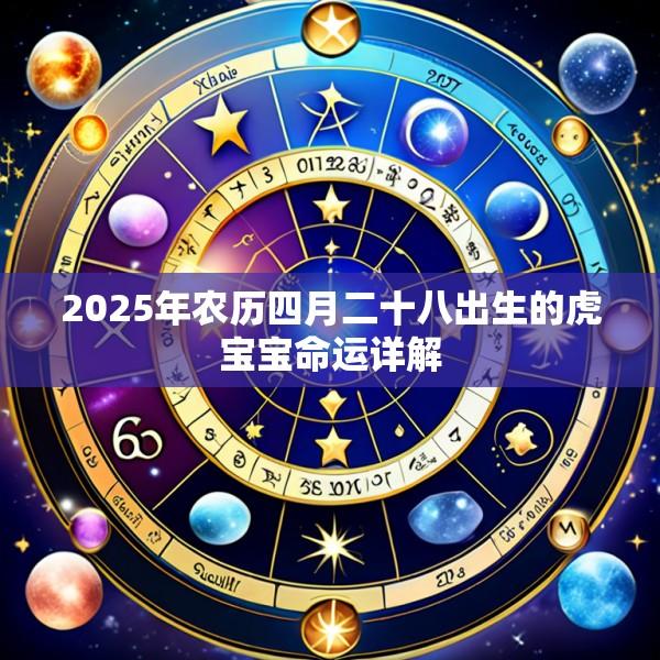 2025年农历四月二十八出生的虎宝宝命运详解