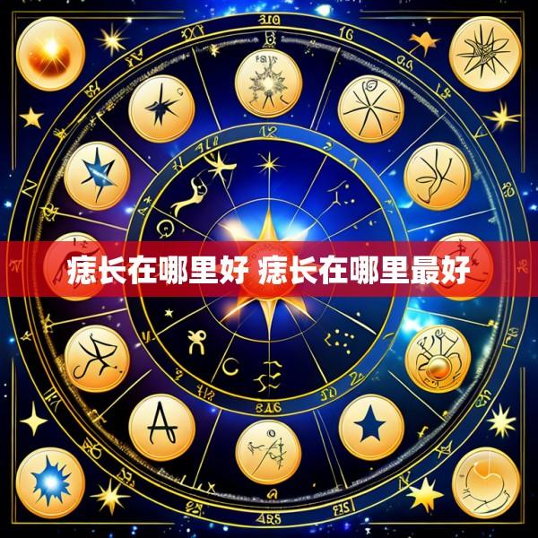 痣长在哪里好 痣长在哪里最好