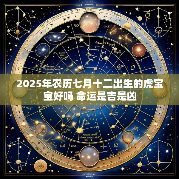 2025年农历七月十二出生的虎宝宝好吗 命运是吉是凶