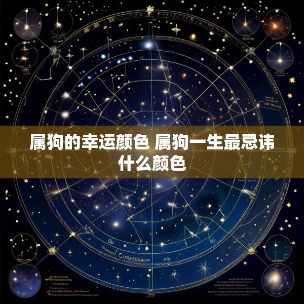 属狗的幸运颜色 属狗一生最忌讳什么颜色