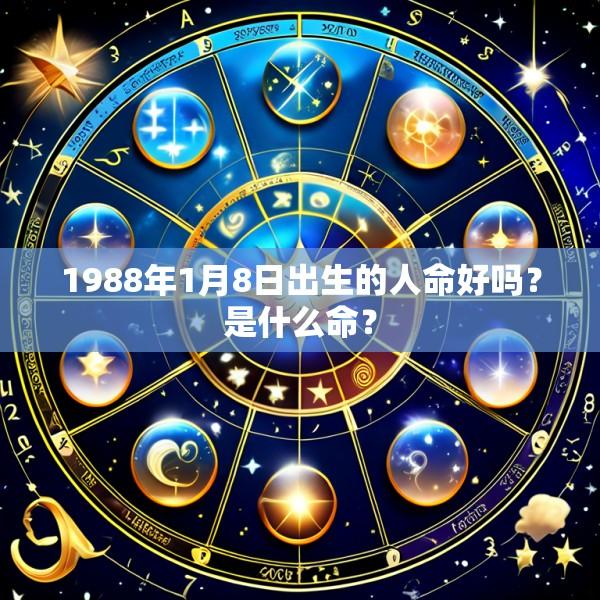 1988年1月8日出生的人命好吗？是什么命？