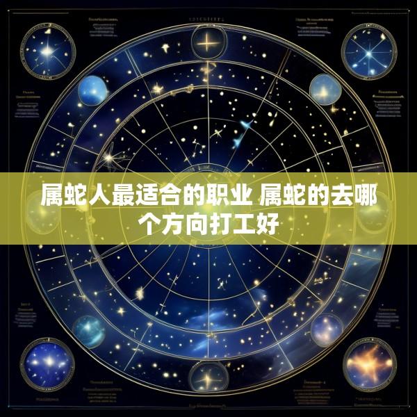 属蛇人最适合的职业 属蛇的去哪个方向打工好
